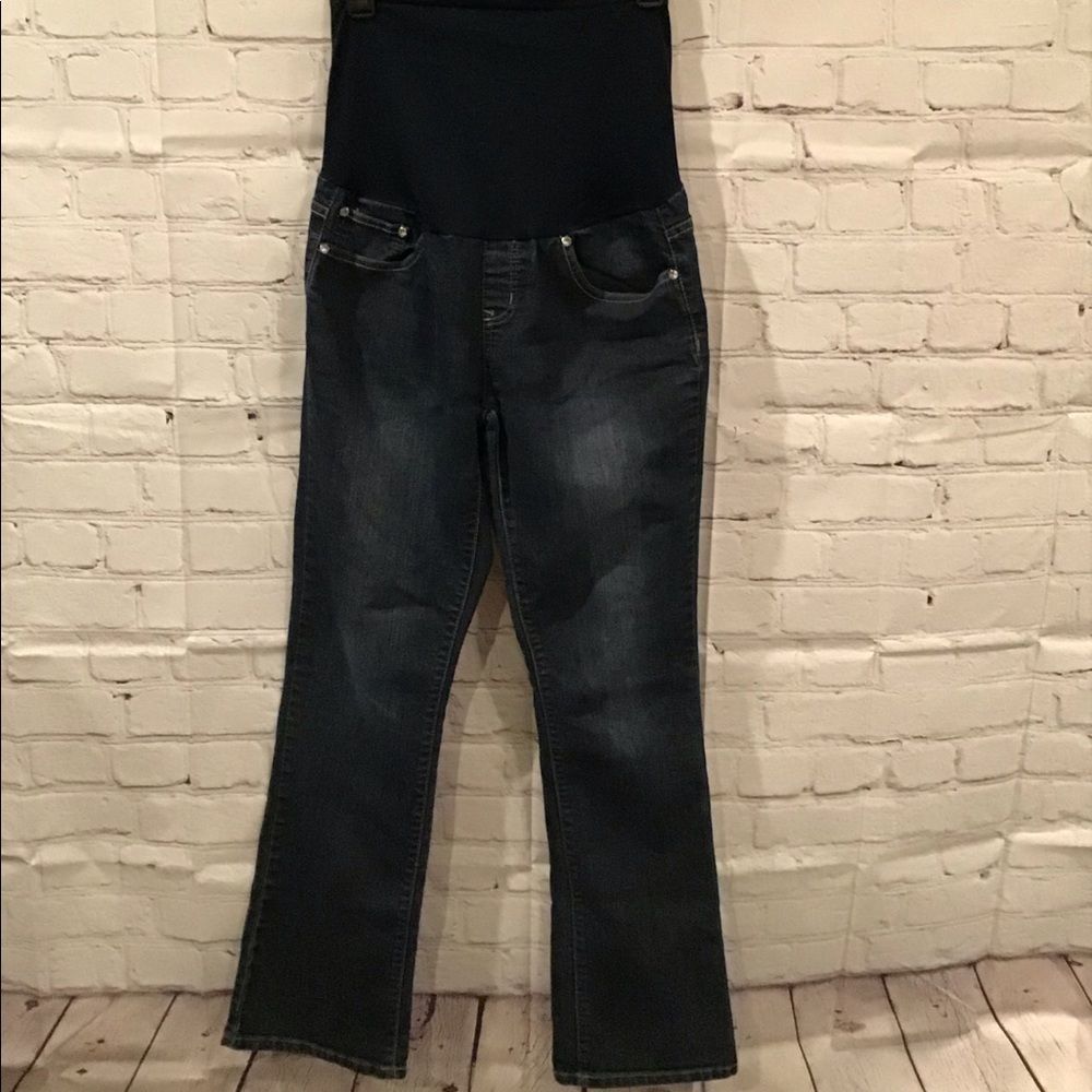 Denim Diva Maternity Bling Pants Large GUC